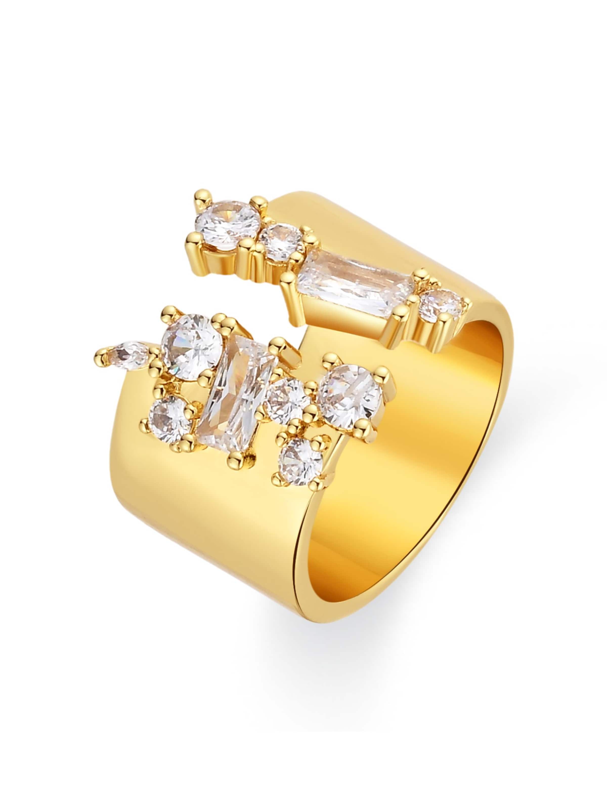 Luxenter Ring 'Legin'‌‌‌‌‌‌ in Gold: Vorderseite