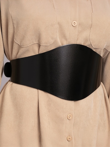 Haute Cuir Gürtel 'Cleope Wide Belt'‌‌ in Schwarz