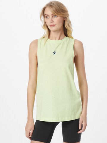 Superdry Sports Top in Green: front