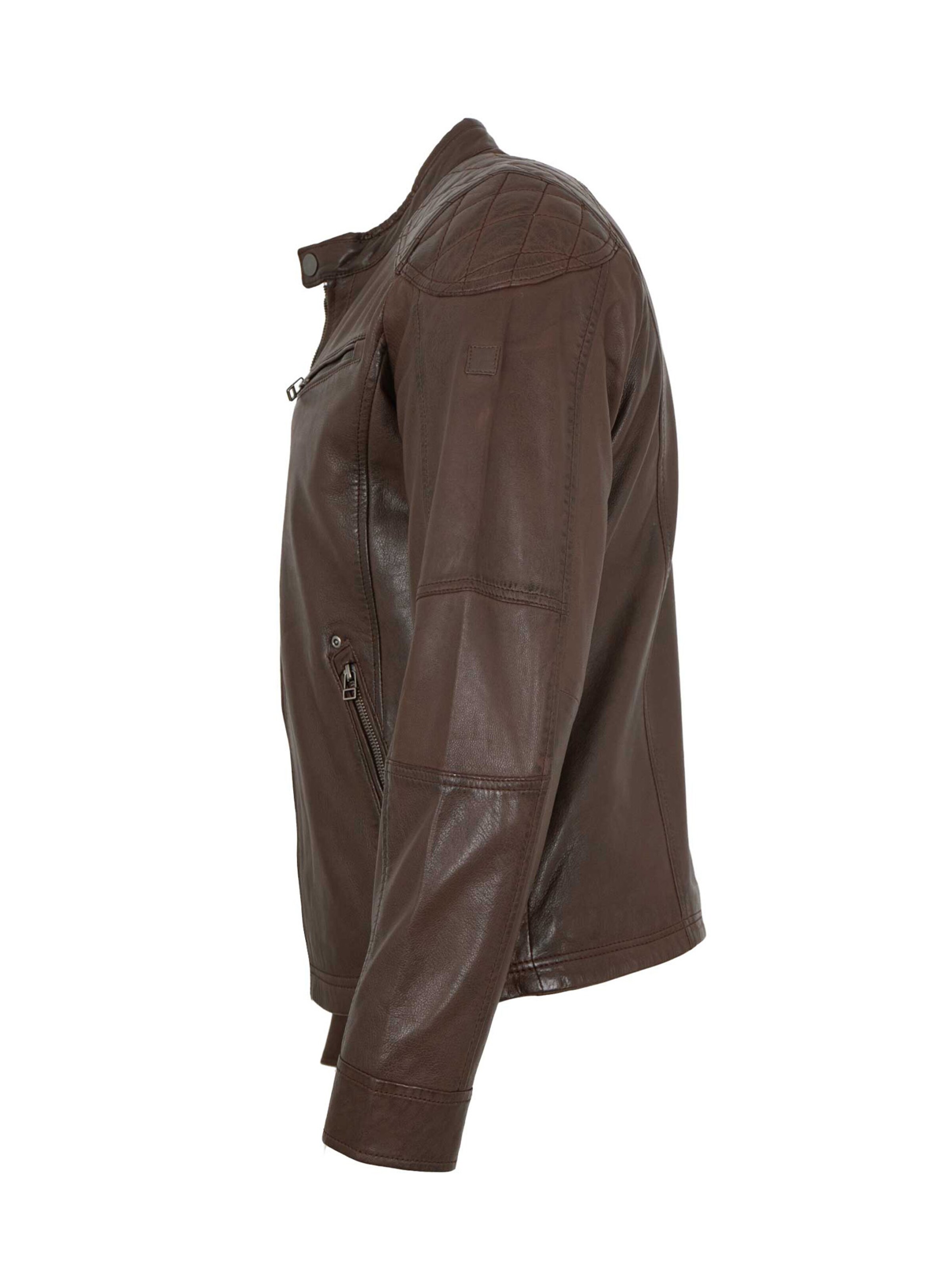 Jilani Between-Season Jacket 'Dante' in Brown