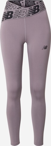 Pantalon de sport new balance en gris : devant