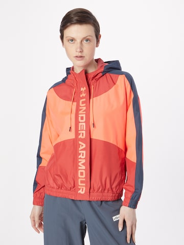 raudona UNDER ARMOUR Sportinė striukė: priekis