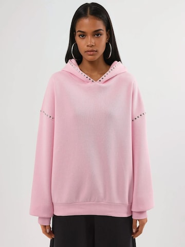 Felpa di Busem in rosa: frontale