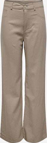ONLY Wide leg Trousers 'Hope' in Beige: front
