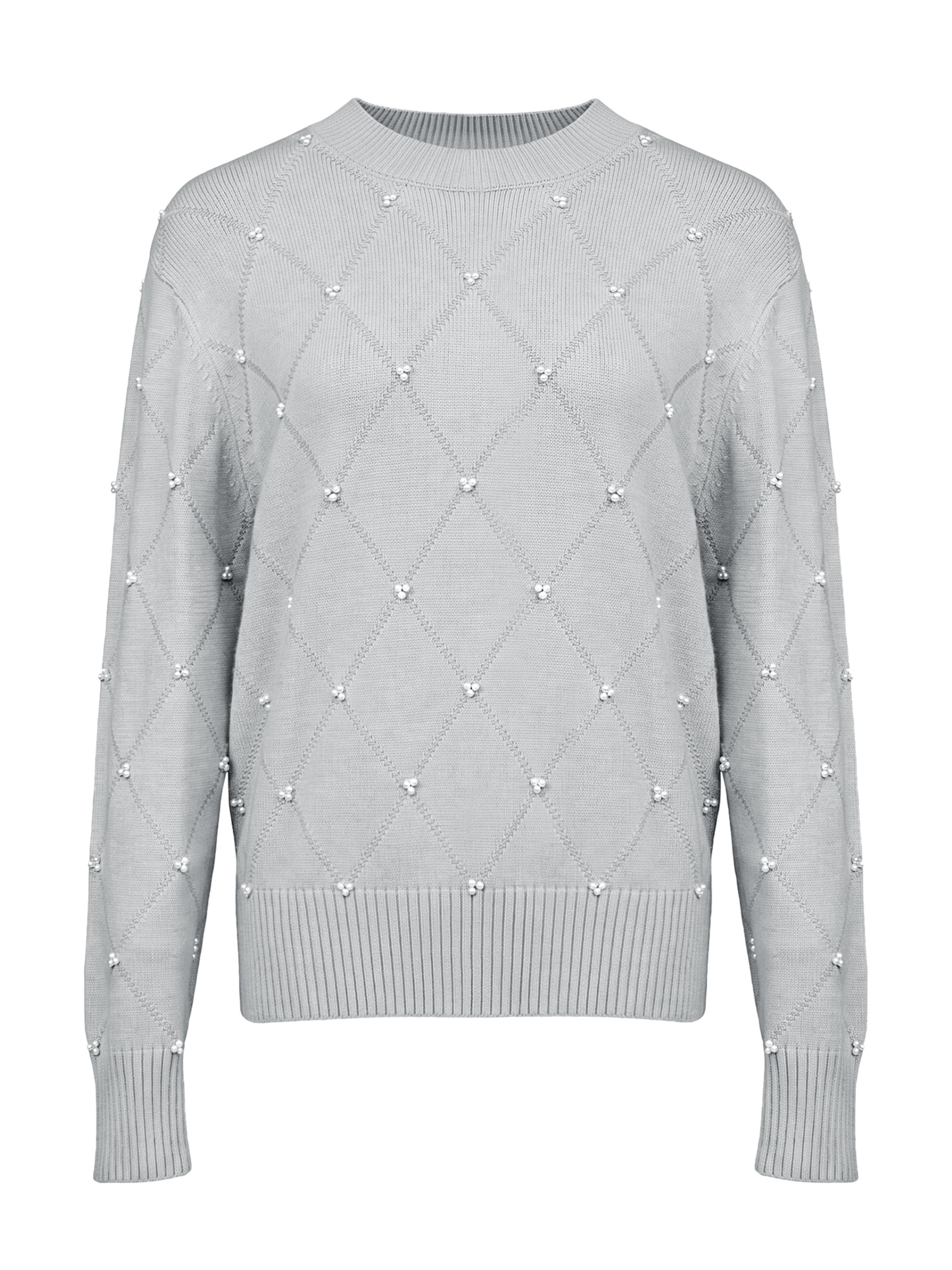 Imily Bela Pullover in Grau: Vorderseite