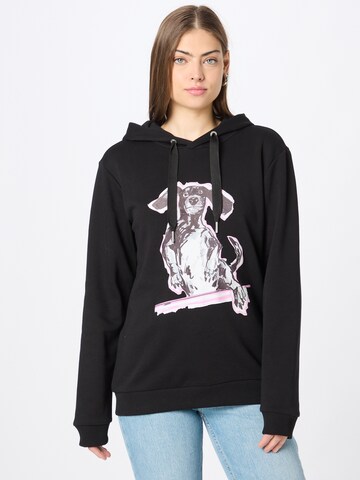 LOOKS by Wolfgang Joop Sweatshirt in Zwart: voorkant