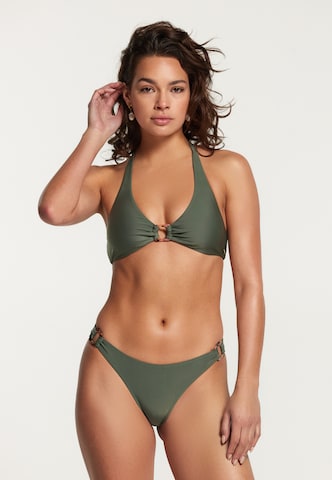 Shiwi Triangel Bikini 'Caro' in Groen: voorkant