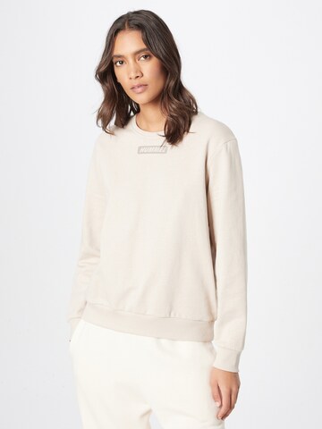 Hummel Sweatshirt in Beige: Vorderseite