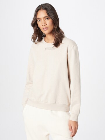 Hummel Sweatshirt in Beige: predná strana