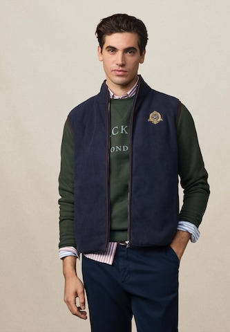 Hackett London Weste 'Heritage' in Blau: Vorderseite