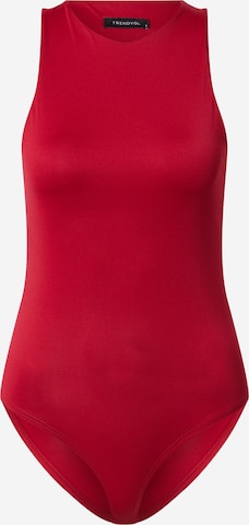 Trendyol Shirt Bodysuit in Red: front