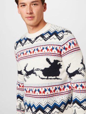 TOM TAILOR Pullover in Weiß