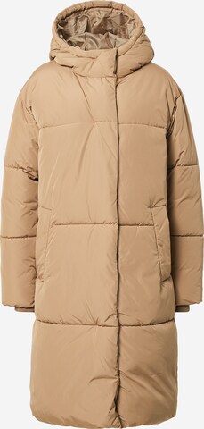 mbym Wintermantel 'Merian' in Beige: voorkant