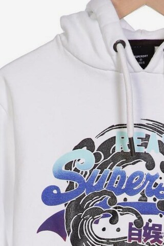 Superdry Sweatshirt & Zip-Up Hoodie in L in White