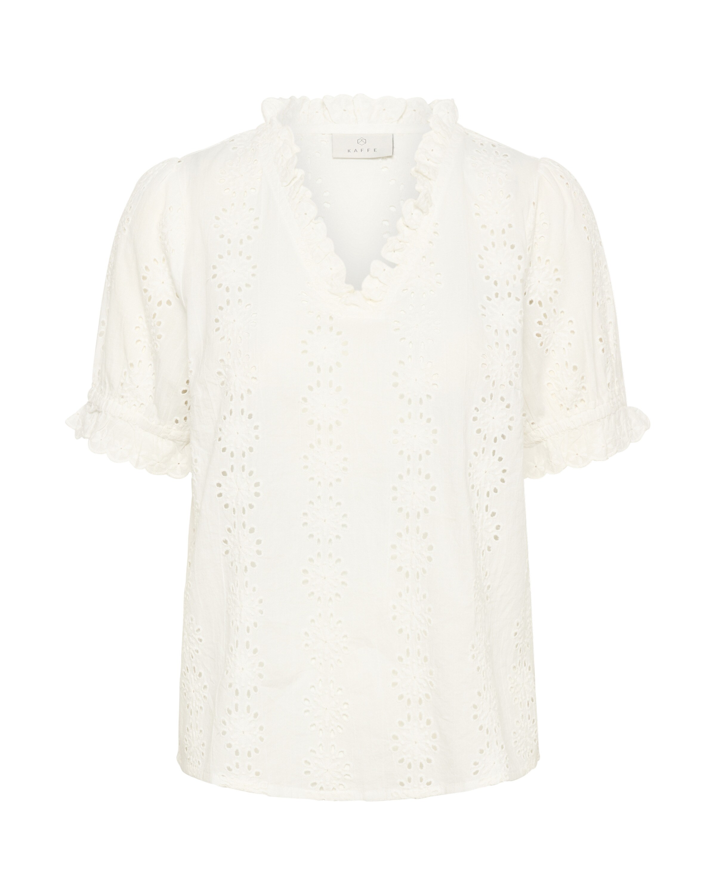 Kaffe Blouse 'KAdona' in Wit: voorkant