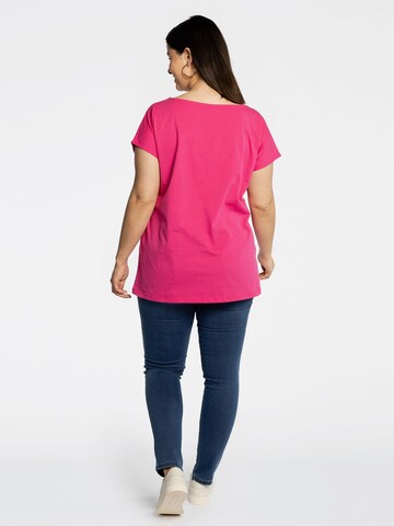Yoek Shirt ' COTTON ' in Roze