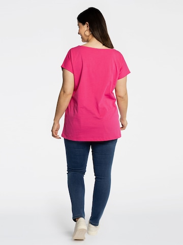 T-shirt ' COTTON ' Yoek en rose