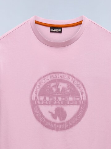 NAPAPIJRI T-shirt 'Mahsa' i rosa