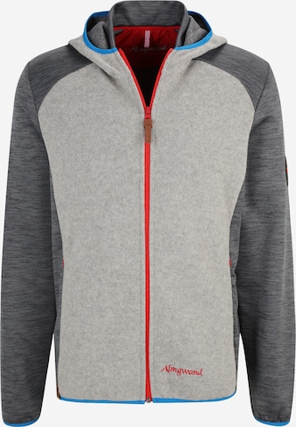 Almgwand Fleece Jacket in Grey: front