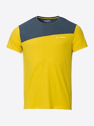 VAUDE T-Shirt 'Sveit' in Gelb