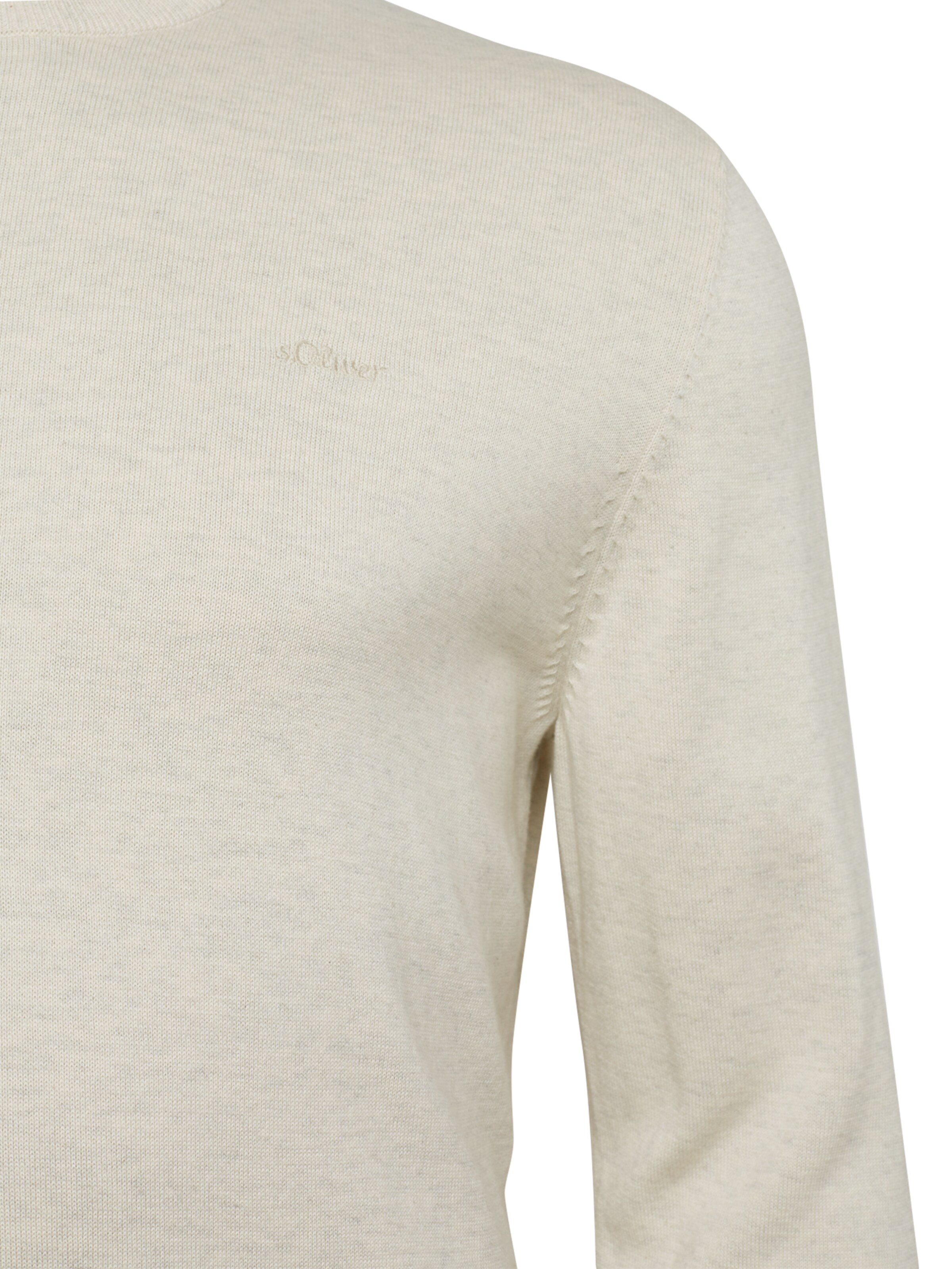 s.Oliver Men Big Sizes Pullover in Weiß