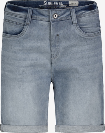 Sublevel Shorts in Blau: Vorderseite