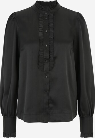 Y.A.S Tall Blouse in Zwart: voorkant