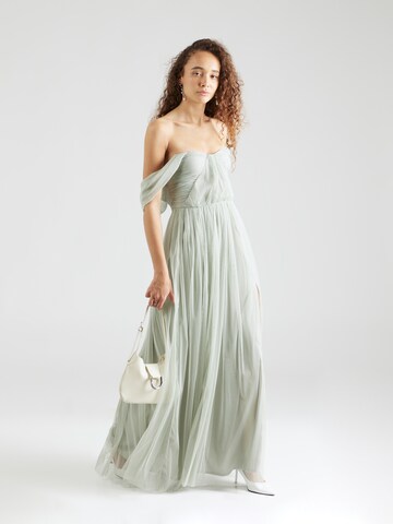 Maya Deluxe Evening Dress in Green