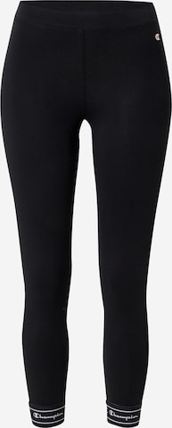 Champion Authentic Athletic Apparel Skinny Leggings in Black: front