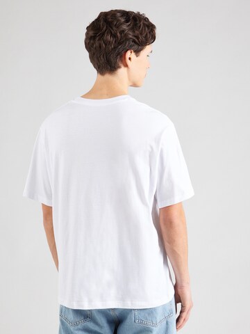 JACK & JONES Тениска 'JORBRADLEY GRIF' в бяло