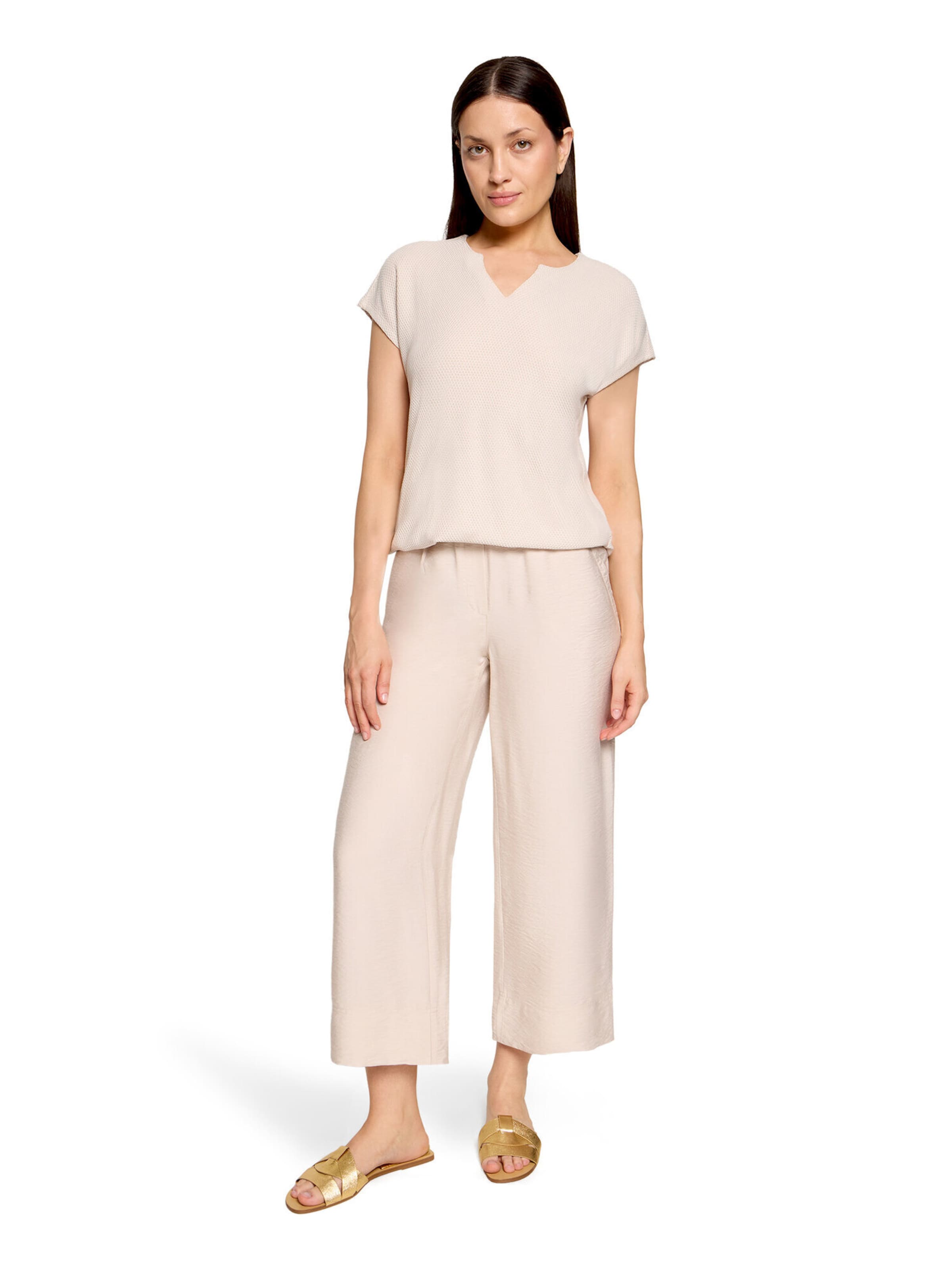 Betty & Co Regular Pants in Beige: front