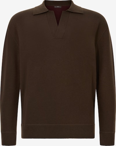 Boggi Milano Koszulka w kolorze ciemnobrązowym, Podgląd produktu