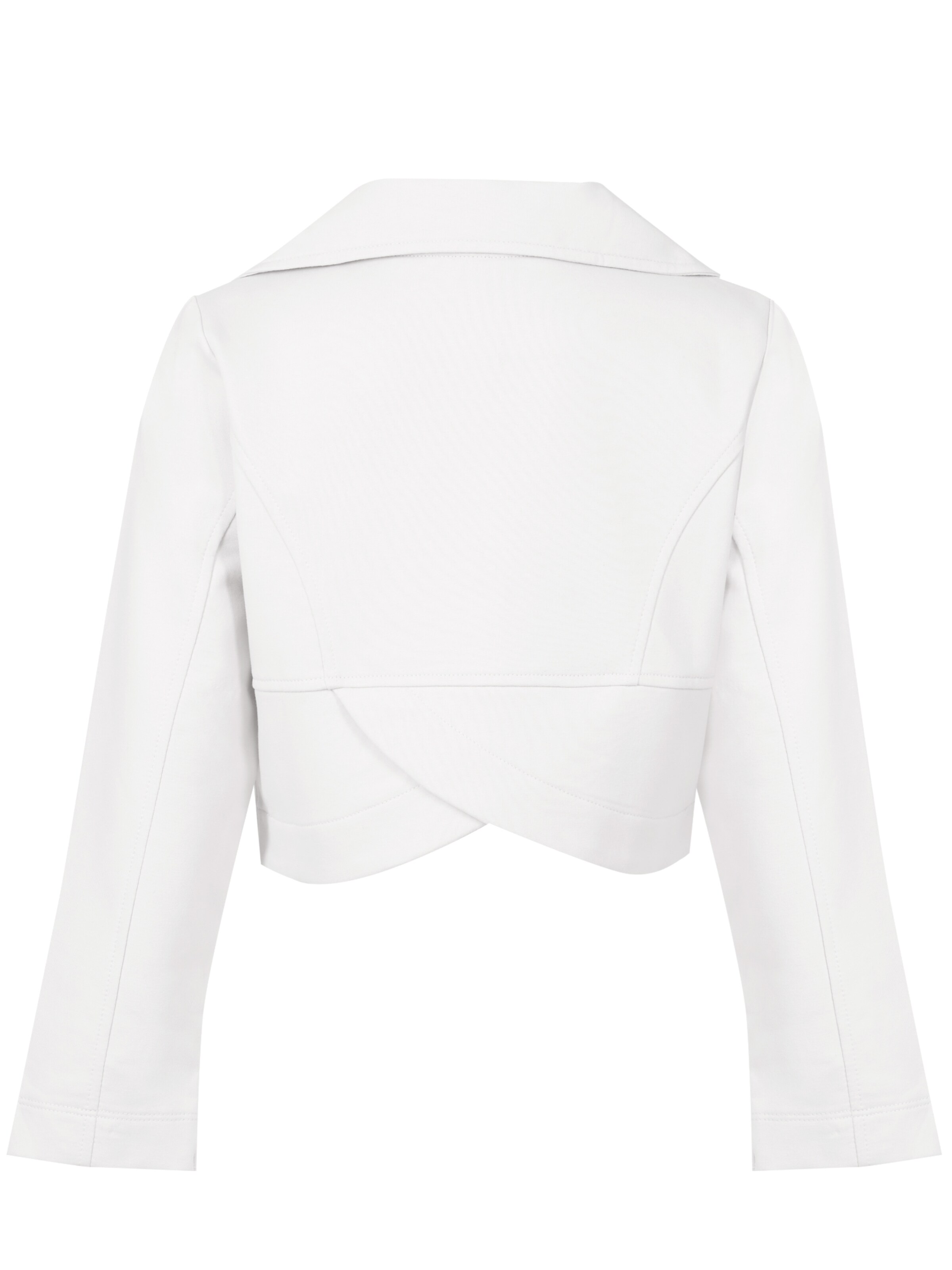 La V Bodywarmer 'Vest met klassie kraag' in Wit