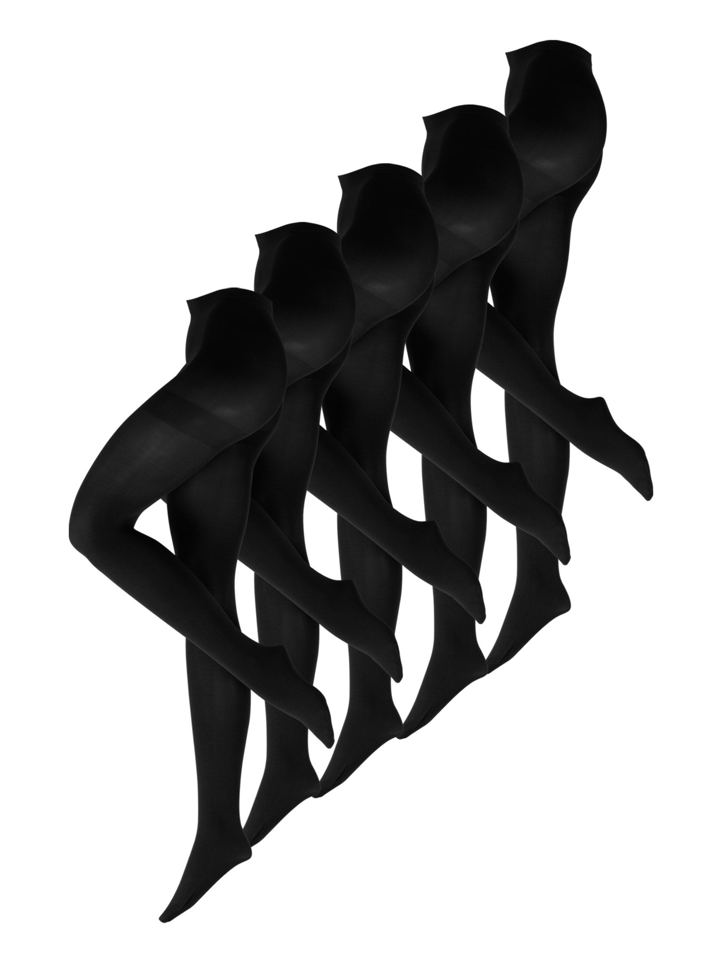 Nur Die Fijne panty ' Ultra-Blickdicht 80 DEN ' in Zwart: voorkant