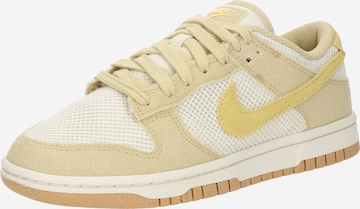 Nike Sportswear Низкие кроссовки 'DUNK' в Желтый: спереди