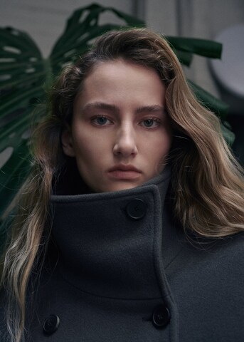 MANGO Between-Seasons Coat 'Balmes' in Grey