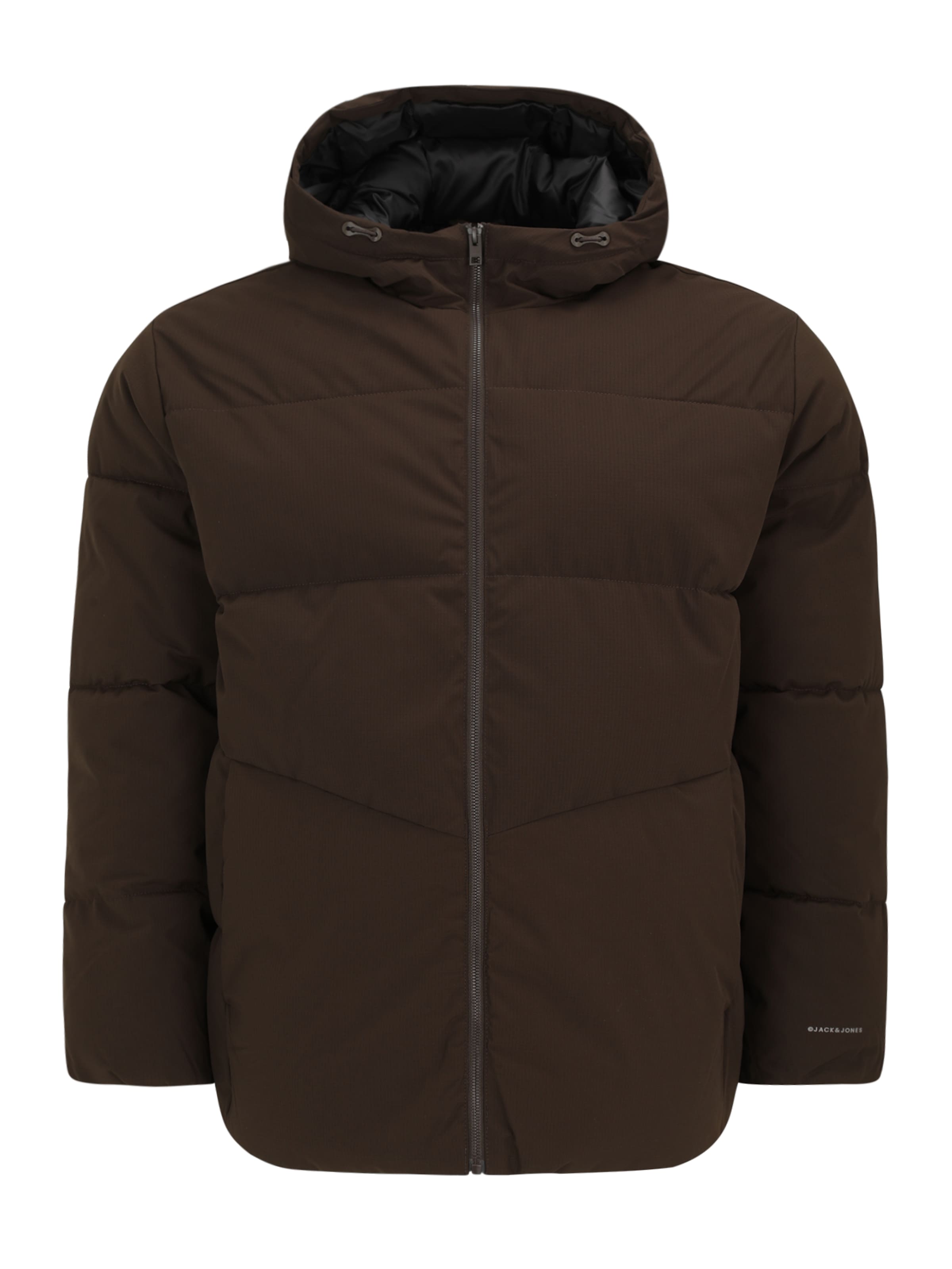 Jack & Jones Plus Χειμερινό μπουφάν 'JJGLOBAL' σε καφέ: μπροστά
