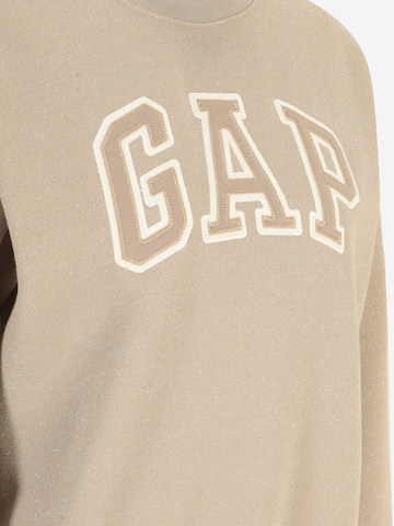 Sweat-shirt 'HERITAGE' Gap Tall en beige