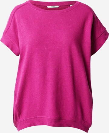 T-shirt ESPRIT en rose : devant