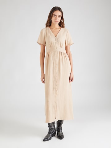 VERO MODA Kleid 'Natali' in Beige: predná strana