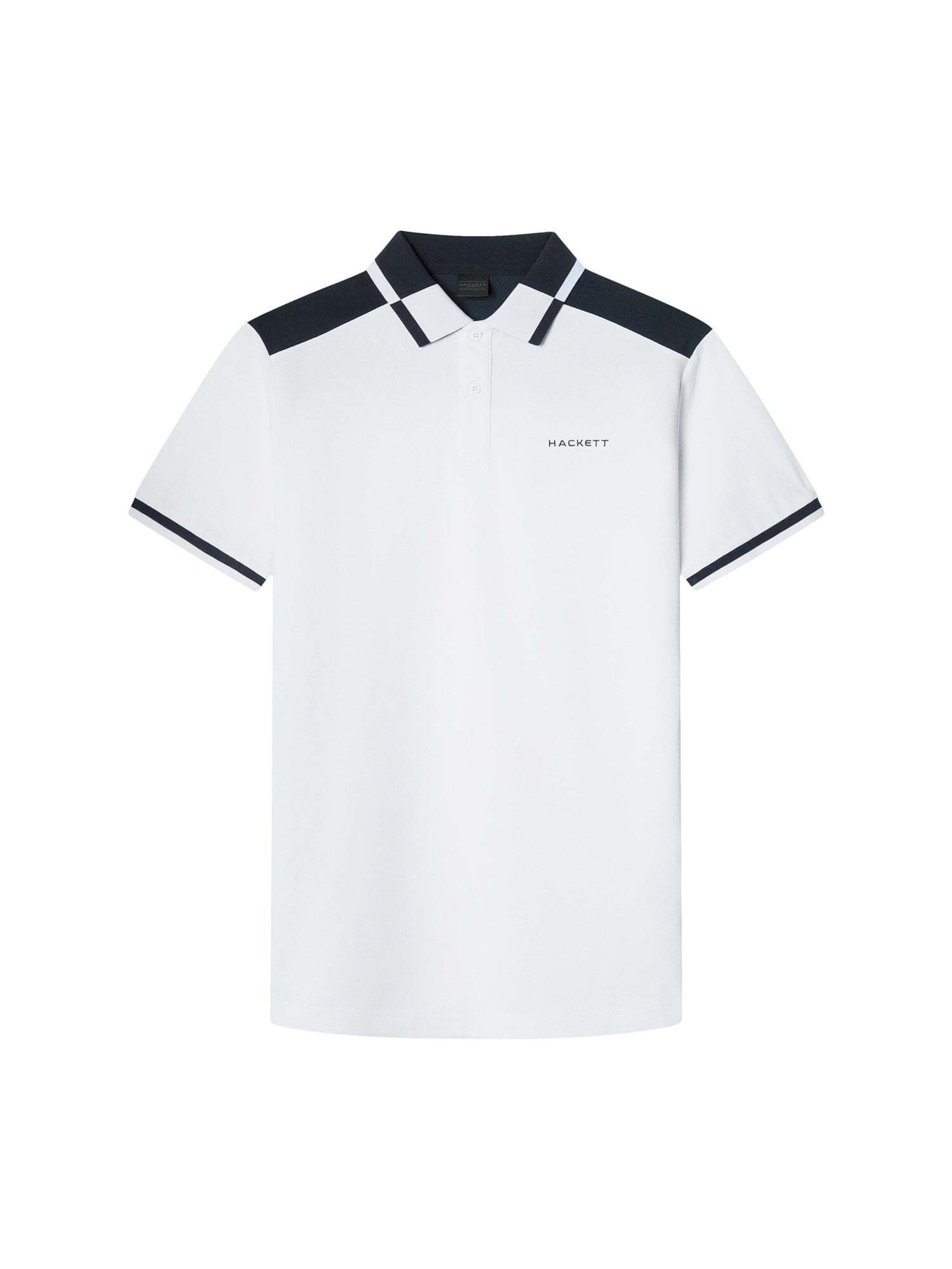 T-Shirt 'City' Hackett London en blanc : devant