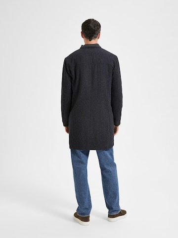 SELECTED HOMME Between-Seasons Coat 'Paris' in Blue