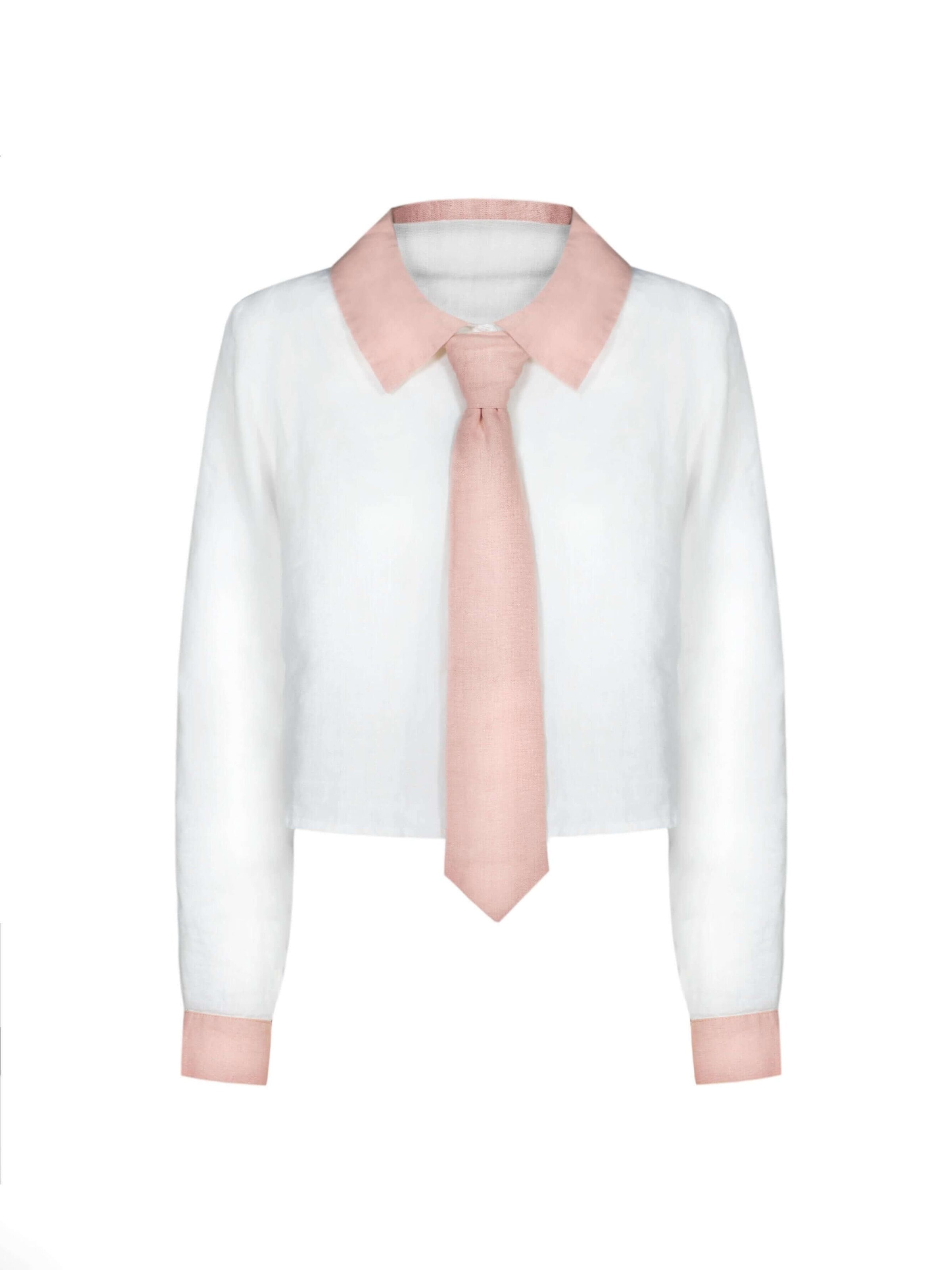 HACOY - Blusa en blanco: frente
