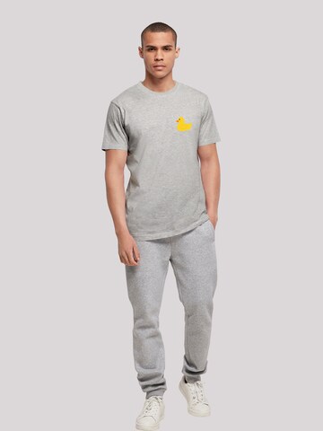 F4NT4STIC Shirt 'Yellow Rubber Duck' in Grey