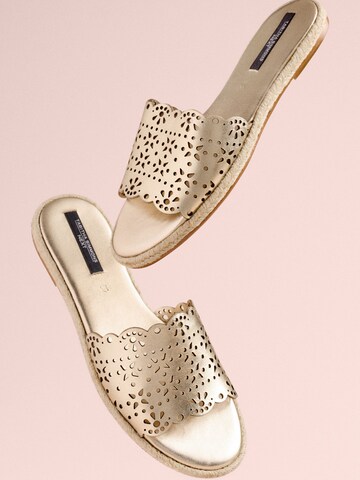 Next Mule 'Tabitha Simmons x Next Darcy' in Gold