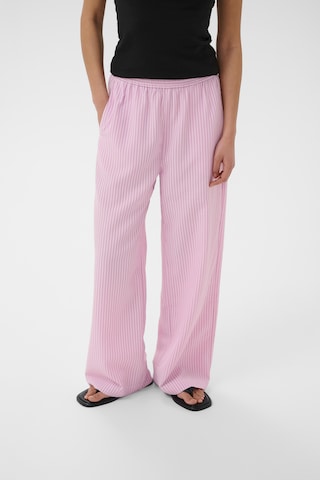 InWear - Pierna ancha Pantalón 'Bella' en rosa: frente