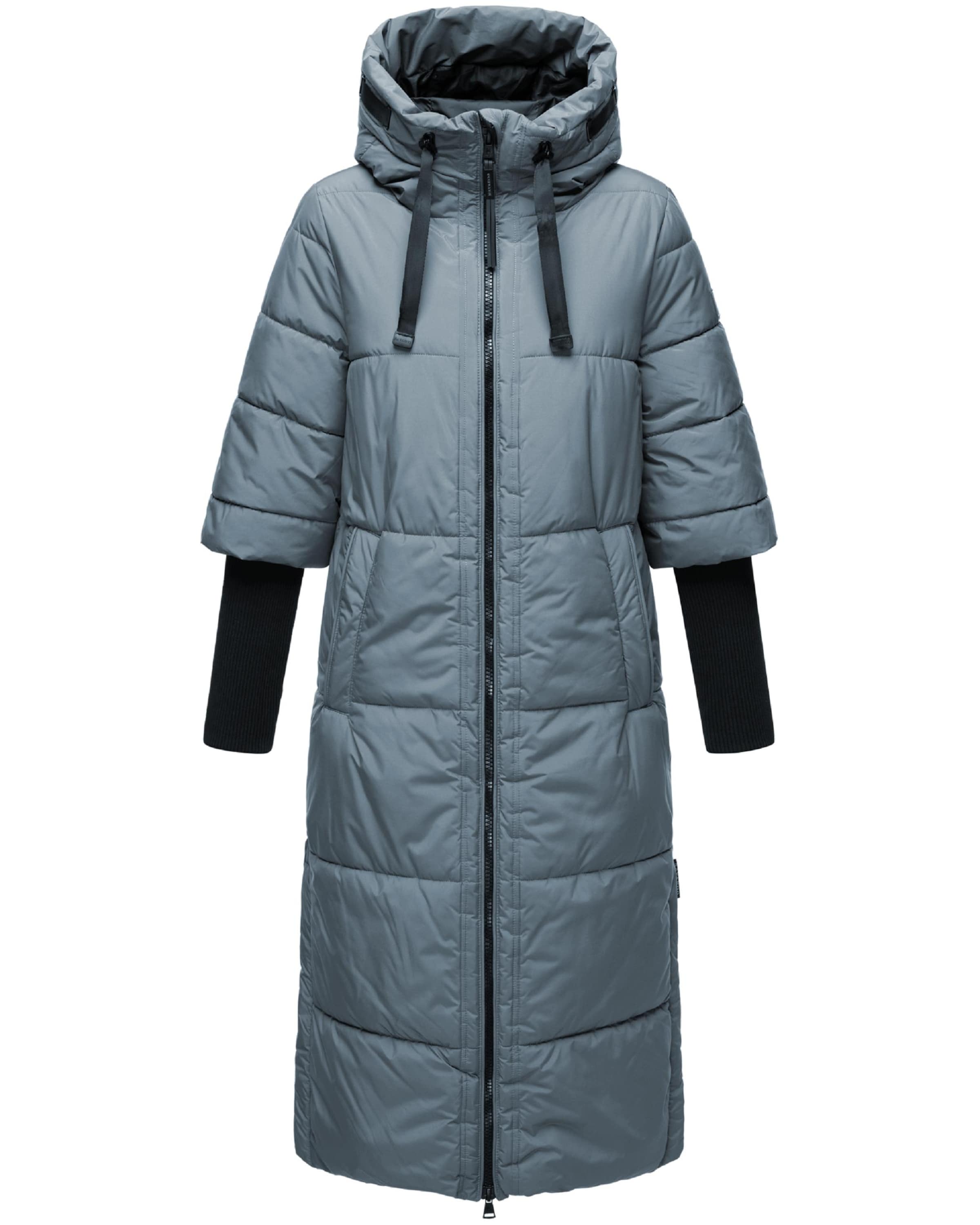 zils NAVAHOO Ziemas mētelis 'Ciao Miau XIV': no priekšpuses