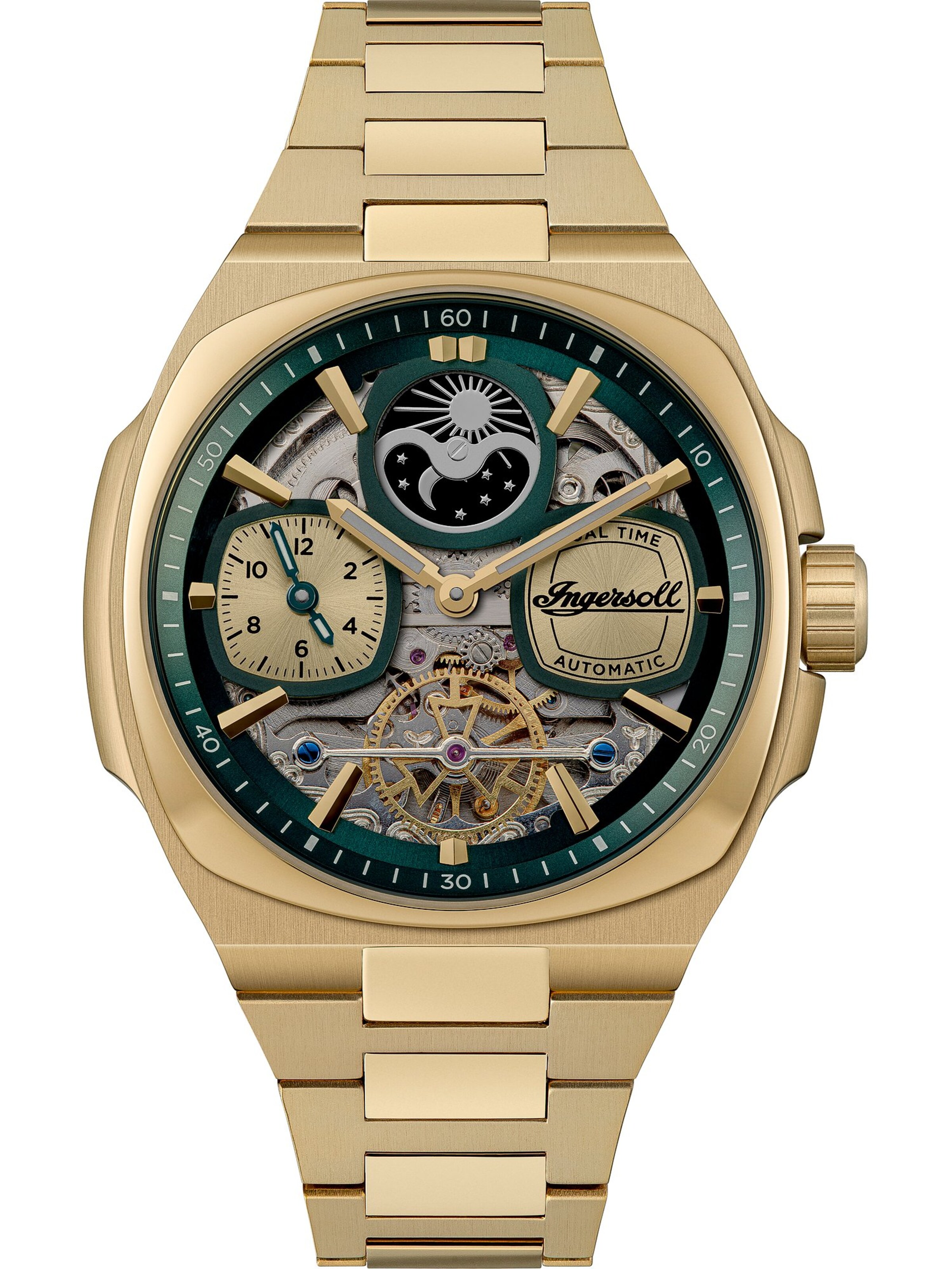 INGERSOLL Uhr in Gold: Vorderseite