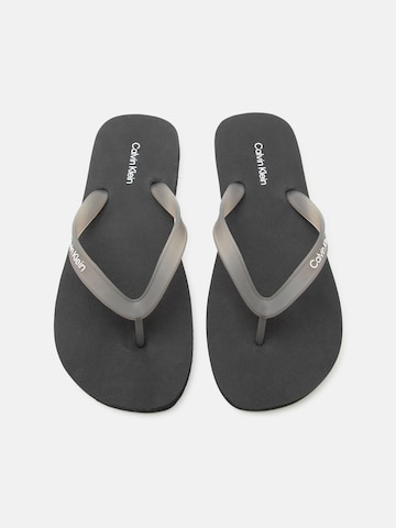 Tongs Calvin Klein en noir