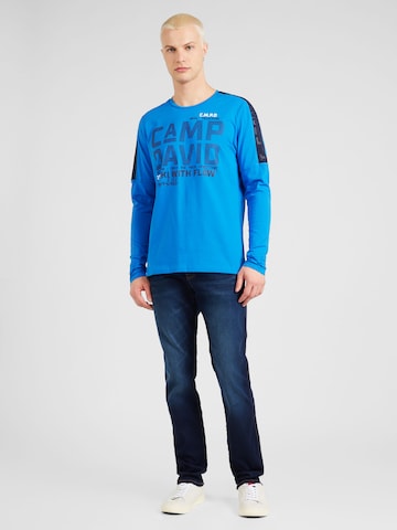 mėlyna CAMP DAVID Marškinėliai